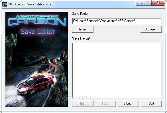 nfs carbon save game editor